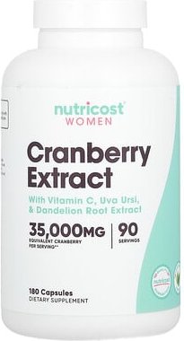 Nutricost, Women, Cranberry Extract, Cranberry-Extrakt für Frauen, 180 Kapseln