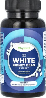 Phytoral, White Kidney Bean Extract, Extrakt aus weißen Kidneybohnen, 60 Kapseln (600 mg pro Kapsel)
