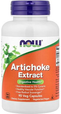 NOW Foods, Artischockenextrakt, 90 pflanzliche Kapseln (450 mg pro Kapsel)