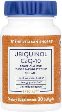 Thumbnail - The Vitamin Shoppe, Ubiquinol CoQ-10, Ubichinol CoQ-10, 30 Weichkapseln