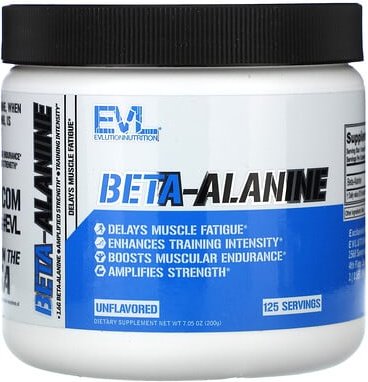 EVLution Nutrition, Beta-Alanin, geschmacksneutral, 200 g (7,05 oz.)