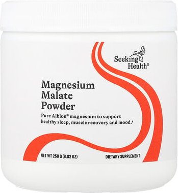 Seeking Health, Magnesiummalatpulver, 500 mg, 250 g (8,82 oz.)