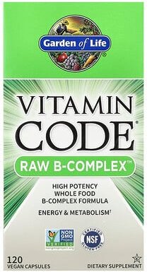 Thumbnail - Garden of Life, Vitamin Code, RAW B-Complex, 120 vegane Kapseln