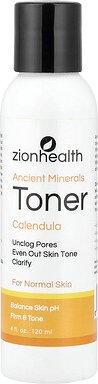 Zion Health, Ancient Minerals Toner, Gesichtswasser, Ringelblume, für normale Haut, 120 ml (4 fl. oz.)