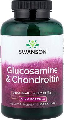 Thumbnail - Swanson, Glucosamine & Chondroitin, Glucosamin und Chondroitin, 200 Kapseln