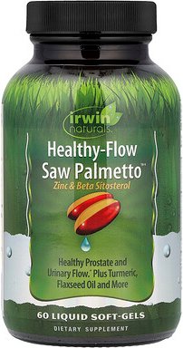 Irwin Naturals, Healthy-Flow Sägepalmenbeere, 60 mit Flüssigkeit gefüllte Weichkapseln