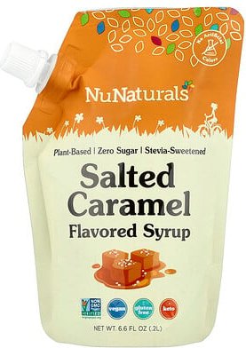 NuNaturals, NuStevia, gießbarer Sirup mit gesalzenem Karamellgeschmack, 0,2 l (6,6 fl. oz.)