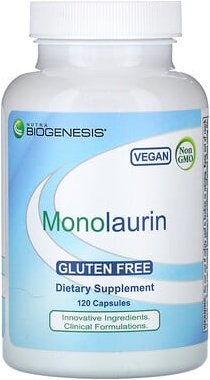 Nutra BioGenesis, Monolaurin, 120 Kapseln (500 mg pro Kapsel)