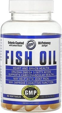 Hi Tech Pharmaceuticals, Fish Oil, Fischöl, Zitrone, 690 mg, 90 Weichkapseln