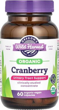 Oregon's Wild Harvest, Organic Cranberry, Bio-Cranberry, 60 vegane Bio-Kapseln