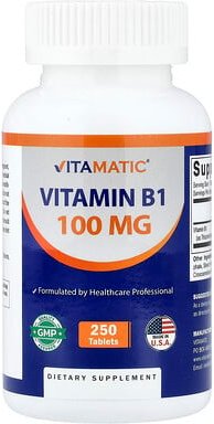 Vitamatic, Vitamin B1, 100 mg, 250 Tabletten