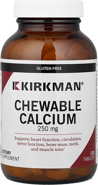 Kirkman Labs, Chewable Calcium, Calcium, 120 Tabletten