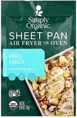 Thumbnail - Simply Organic, Sheet Pan Seasoning Mix, Blech-Gewürzmischung, Zesty Ranch, 28 g (0,99 oz.)