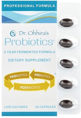 Dr. Ohhira's, Professionelle Formel Probiotika, 30 Kapseln