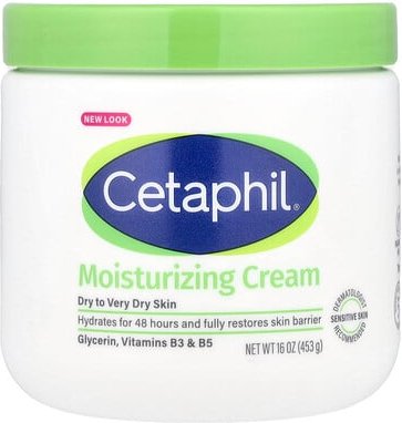 Cetaphil, Moisturizing Cream, Feuchtigkeitscreme, ohne Duftstoffe, 453 g (16 oz.)