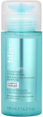 Bliss, Clear Genius™, Clarifying Toner + Serum, klärendes Gesichtswasser + Serum, 130 ml (4,3 fl. oz.)
