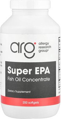 Allergy Research Group, Super EPA, Fischölkonzentrat, 200 Weichkapseln