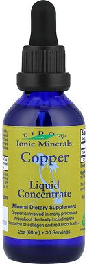 Thumbnail - Eidon Ionic Minerals, Copper, Liquid Concentrate, Kupfer, Flüssigkonzentrat, 60 ml (2 oz.)