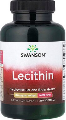 Swanson, Lecithin, 520 mg, 250 Weichkapseln