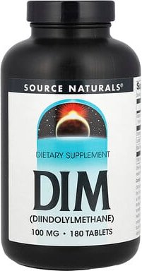 Source Naturals, DIM, 100 mg, 180 Tabletten