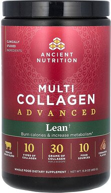 Thumbnail - Ancient Nutrition, Multi Collagen Advanced, Multi-Kollagen-Komplex, mager, Zimt, 450 g (15,9 oz.)