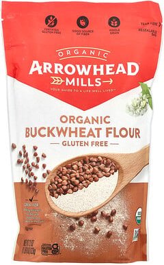 Arrowhead Mills, Bio-Buchweizenmehl, glutenfrei, 623 g (22 oz.)