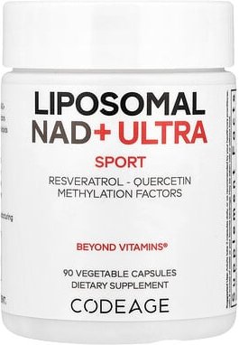 Codeage, Sport, Liposomal NAD+ ULTRA, liposomales NAD+, 90 pflanzliche Kapseln