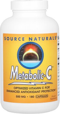 Source Naturals, Metabolic C, 500 mg, 180 Kapseln
