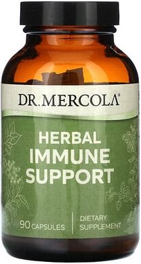 Dr. Mercola, Pflanzliche Immununterstützung, 90 Kapseln