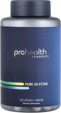 ProHealth Longevity, Pure Glycine, reines Glycin, 1.000 mg, 120 Kapseln