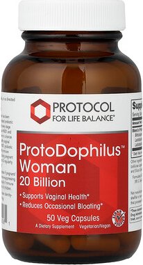 Protocol for Life Balance, ProtoDophilus™ Woman, 50 pflanzliche Kapseln