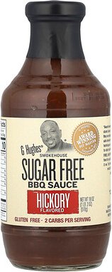 G Hughes, Sugar Free BBQ Sauce, zuckerfreie BBQ-Sauce, Hickoryholz, 510 g (18 oz.)
