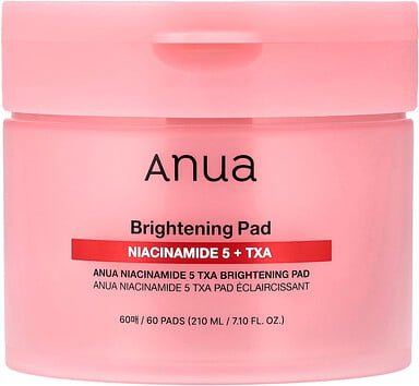 Anua, Niacinamide 5 TEXA Brightening Pad, 60 Pads