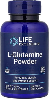 Life Extension, L-Glutamine Powder, L-Glutamin-Pulver, 100 g (3,53 oz.)