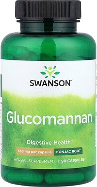 Swanson, Glucomannan, 665 mg, 90 Kapseln