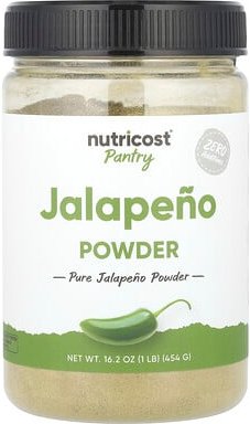 Nutricost, Pantry, Jalapeno Powder, Jalapeno-Pulver, 454 g (16,2 oz.)
