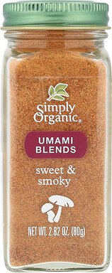 Thumbnail - Simply Organic, Umami Blends, Sweet & Smoky, Umami-Mischungen, süß und rauchig, 80 g (2,82 oz.)