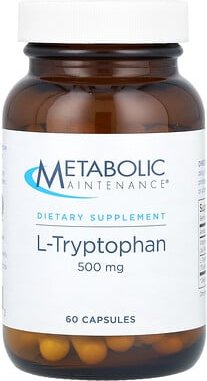 Metabolic Maintenance, L-Tryptophan, 500 mg, 60 Kapseln