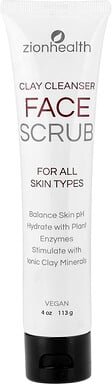 Zion Health, Clay Cleanser Face Scrub, Gesichtspeeling, für alle Hauttypen, 113 g (4 oz.)