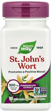 Nature's Way, Johanniskraut, 90 vegane Kapseln