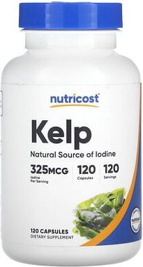 Nutricost, Seetang, 325 mg, 120 Kapseln