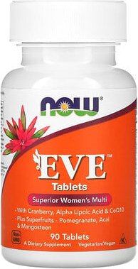 NOW Foods, Eve, Superior Women's Multi, Hochwertiges Multivitamin für Frauen, 90 Tabletten