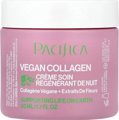 Pacifica, Vegan Collagen, Regenerationscreme über Nacht, 50 ml (1,7 fl. oz.)