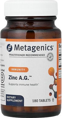 Metagenics, Zinc Ag™, 180 Tabletten (20 mg pro Tablette)