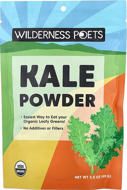 Wilderness Poets, Kale Powder, Grünkohlpulver, 99 g (3,5 oz.)