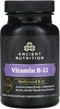 Ancient Nutrition, Vitamin B12, 30 Kapseln