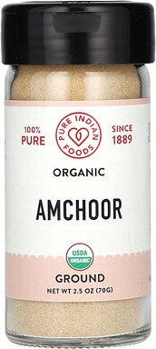 Pure Indian Foods, Organic Amchoor, gemahlen, 70 g (2,5 oz.)