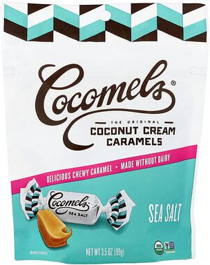 Cocomels, Coconut Cream Caramels, Kokosnuss-Creme-Karamell, Meersalz, 99 g (3,5 oz.)