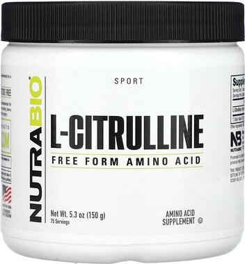 NutraBio, L-Citrullin, Aminosäure in freier Form, 150 g (5,3 oz.)