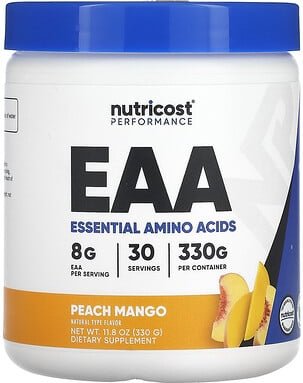 Nutricost, Performance, EAA-Pulver, Pfirsich-Mango, 330 g (11,8 oz.)
